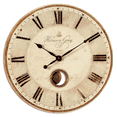 Harrison Gray Clock 23" by Timeworks