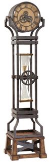 Hourglass Floor Clock by Howard Miller