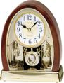 Joyful Crystal Bells Mantel Clock by Rhythm