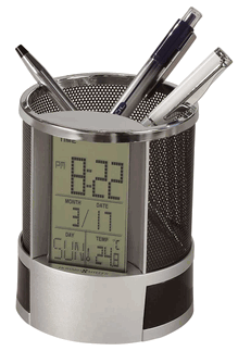 Desk Mate Clock with Alarm by Howard Miller